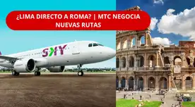 Nuevas rutas aéreas a Italia y Dubái: MTC busca conectar Lima con Roma y Milán con hasta siete vuelos semanales. Nuevas rutas aéreas a Italia y Dubái: MTC busca conectar Lima con Roma y Milán con hasta siete vuelos semanales.