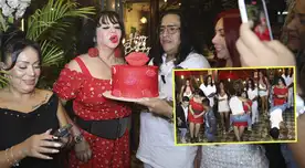 Susy Díaz festeja con strippers su cumpleaños Susy Díaz festeja con strippers su cumpleaños