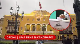 ¿QUIÉNES POSTULAN A LA ALCALDÍA DE LIMA? Esta es la lista.