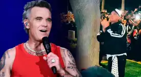 Robbie Williams emocionó a sus fans con tierna sorpresa.