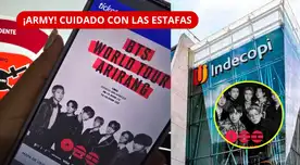 Indecopi interviene páginas que promocionaban entradas para BTS y advierte fuerte multa.