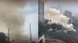Incendio en Miraflores: reportan siniestro cerca de centro comercial "Larcomar" en pleno día de elecciones municipales 2026.
