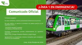 Línea 1 del Metro de Lima: cierran cuatro estaciones y el servicio opera parcialmente.