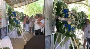 Captan a corona de flores 'moverse' sola en pleno velorio y en TikTok temen lo peor