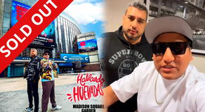 Jorge Luna y Ricardo Mendoza llegan al Madison Square Garden y hacen inesperado anuncio previo a su show