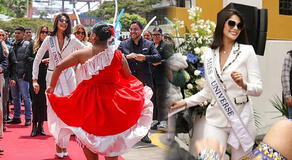 Sheynnis Palacios, Miss Universo 2024, deslumbra bailando festejo en el Callao