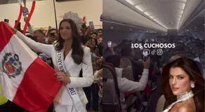 Tatiana Calmell recibe emotivo saludo durante vuelo tras perder el Miss Universe 2024: "Felicitarte y agradecerte"