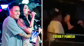 Pamela Franco y Christian Cueva exhiben su amor en discoteca barranquina: "Si tu no estás"