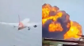 Video revela el momento exacto en que avión de Air India con 240 pasajeros se estrella: imágenes son devastadoras