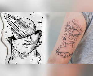 Significado tatuaje de Saturno: un poderoso mensaje de fuerza y voluntad