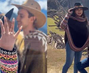 Estadounidense le pide matrimonio a peruana en Machu Picchu y tierna escena es viral en TikTok