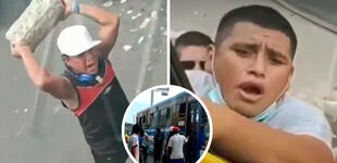 Los Olivos: turba de delincuentes ataca bus para rescatar a ladrón que quiso robar a pasajeros