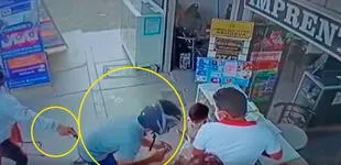 Los Olivos: ladrones asaltaron a una pareja que retiró dinero del banco [VIDEO]