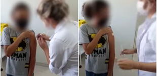 Enfermera inyecta jeringa sin aplicar vacuna contra la COVID-19 en niño y genera indignación en Brasil [VIDEO]