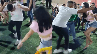 Peruanos se enfrentan en duelo de huayno cajamarquino y se vuelven viral en TikTok con sus pasos