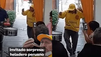 Heladero peruano se roba el show con sus singulares pasos al ritmo de cumbia y sorprende