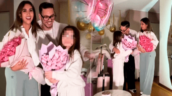 Anthony Aranda SORPRENDIÓ a Melissa y a la hija del 'Gato' Cuba y usuarios REACCIONAN: "Salió buen padrastro"