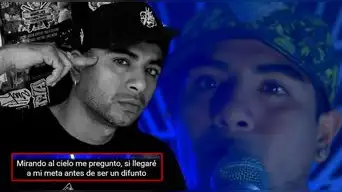 Exponen impactante video donde cantante que falleció en marcha habla de su muerte