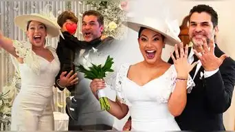 Natalia Salas y Sergio Coloma se casaron en una tierna ceremonia junto a su hijo