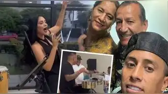 Pamela Franco SORPRENDE a Christian Cueva con serenata y filtran la IMPENSADA reacción de los padres de 'Aladino' al verla