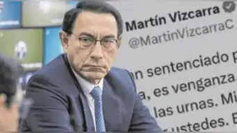 Martín Vizcarra molesto por sentencia de 14 años.