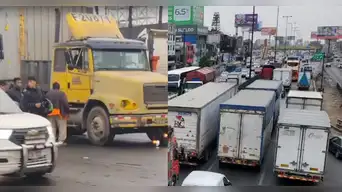 ÚLTIMO MINUTO | Choque entre motorizado y tráiler provoca tráfico en la Panamericana Sur