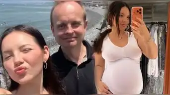 Papá de Francisca Aronsson REAPARECE junto a la actriz tras revelarse su pancita de 'EMBARAZADA'