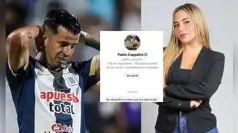 El exjugador de Alianza Lima, Pablo Ceppelini, envió desatinados comentarios en contra de la periodista