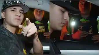 'Cristorata' es INTERVENIDO por la policía y tiene DESAFIANTE reacción contra la autoridad: "¿Y si le doy un agua o algo?"