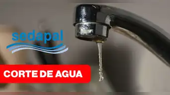 Corte de agua 16 de diciembre: Sedapal suspenderá servicio en 2 distritos de LIMA por casi 10 horas
