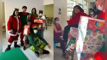 Tiktoker Valentino Palacios CONMUEVE al regalar juguetes a diversos niños hospitalizados: "Ellos también merecen"