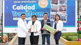 Diris premió a los establecimientos de salud por dar calidad de atención al público.