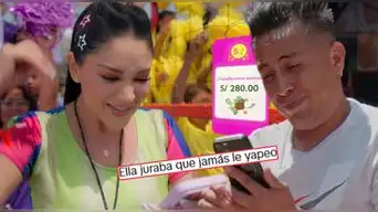 Christian Cueva y Pamela Franco recrean yape de 280 soles en su videoclip, pero usuarios los HUNDEN: "Ahora una donde jura por su hija"