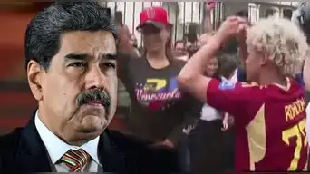 Venezolanos CELEBRAN la captura de Nicolás Maduro BAILANDO tambor en la Embajada de Venezuela