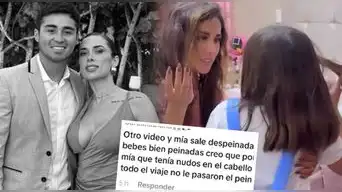 HUNDEN a Rodrigo Cuba y Ale Venturo por TRASQUILAR el cabello de la hija de Melissa Paredes en viaje.