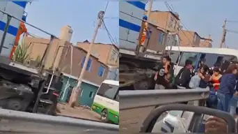 Cúster invadió vía del tren y casi es arrollada por locomotora: maniobra pudo terminar en una tragedia