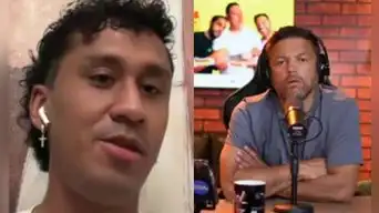 Renato Tapia tuvo un pequeño altercado con el periodista Pedro García