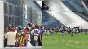 Barristas de Alianza Lima ingresan a Matute tras acusación de conducta indebida contra futbolistas