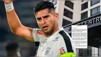 Carlos Zambrano comparte comunicado negando abuso contra argentina.