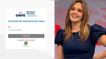 Carla Tello fue sorprendida en vivo al ver que había sido seleccionada como miembro de mesa