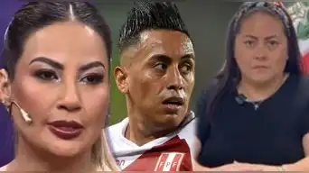 Christian Cueva y Pamela López.