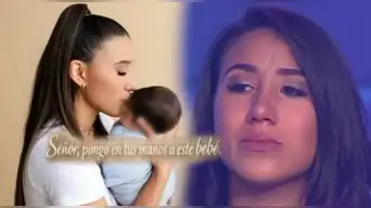 Samahara Lobatón se deja ver en iglesia cristiana y pide por la salud de su último hijo con Bryan Torres.