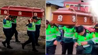 Madre de 90 años despide sola a su hijo en Ayacucho y policías tienen gran gesto: llevaron féretro hasta el cementerio