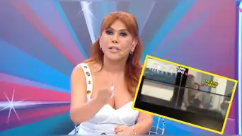 Magaly incendia la polémica acusa a Flavia López tras negar beso con Patricio Parodi.