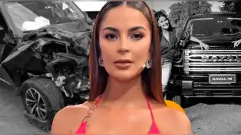 ¿En problemas? Auto que Laura Spoya dejó DESTROZADO en fuerte choque NO ES SUYO: Revelan la IDENTIDAD de los dueños