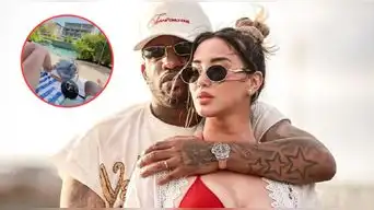 Jefferson Farfán y Xiomy Kanashiro.