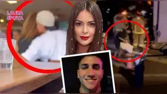 Laura Spoya es grabada CARIÑOSA con trabajador de 'Esto es guerra' y él se habría LLEVADO sus cosas del accidente en camioneta