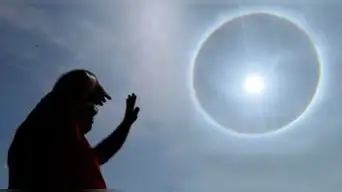 Extraño anillo alrededor del sol paralizó Lima: ¿qué es y cómo se originó este fenómeno? Senamhi aclara