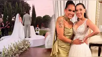Salsera peruana SE CASÓ en exclusiva fiesta: Tuvo varias orquestas y 3 vestidos