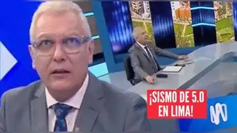 Günter Rave pasa TREMENDO SUSTO EN VIVO por SISMO de magnitud 5.0 que sacudió Lima y Cañete: "Está siendo muy fuerte"